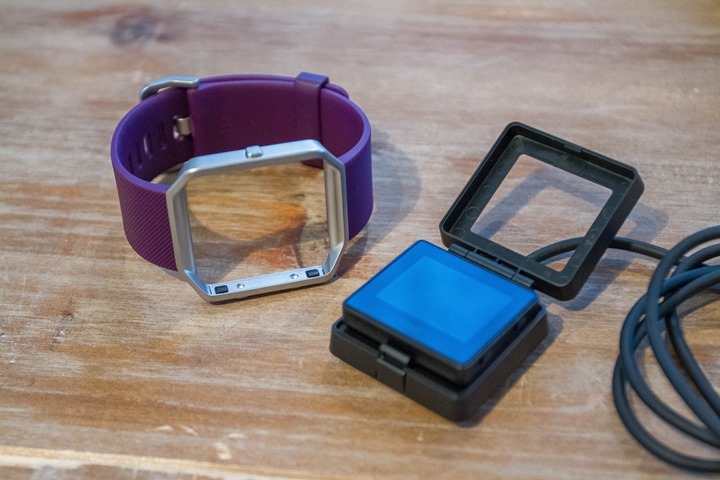 fitbit blaze charge time